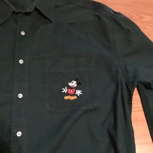 Mickey Mouse long sleeve button up